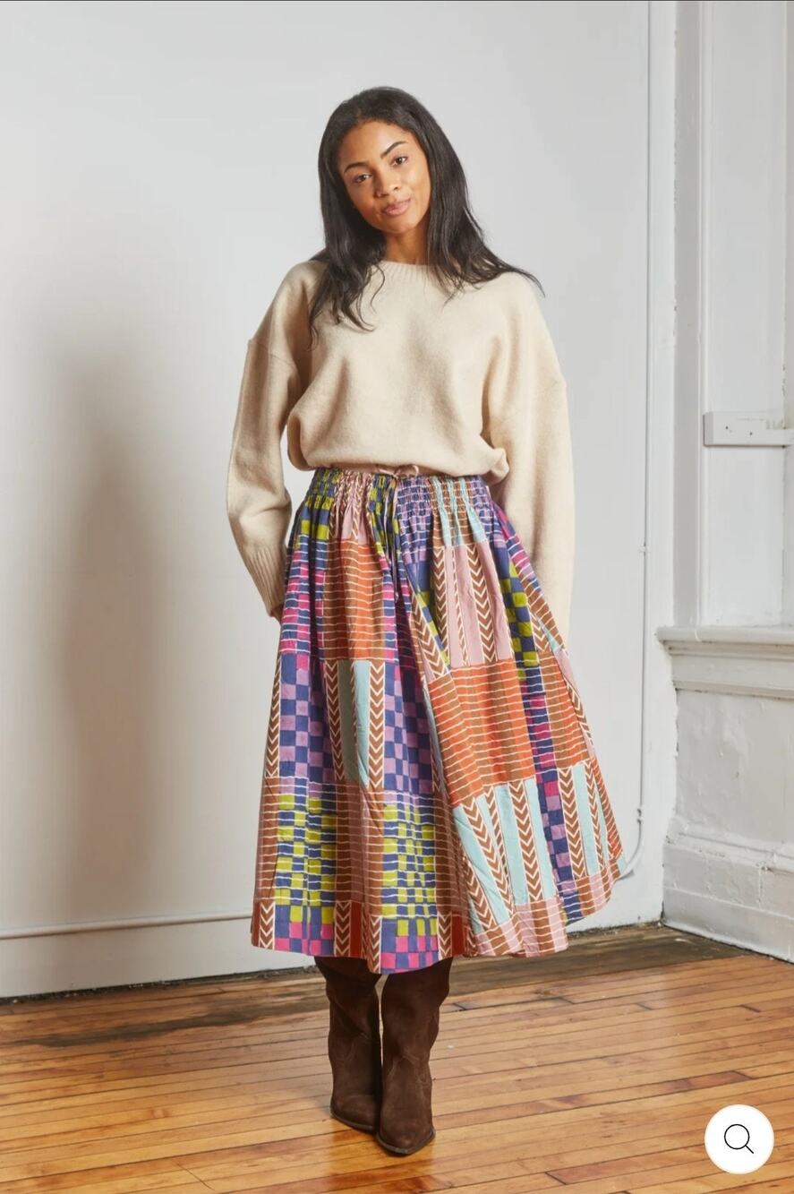 Rujuta Sheth Mila Carnival Skirt, Small Sold At Free People $228 NWT Boho